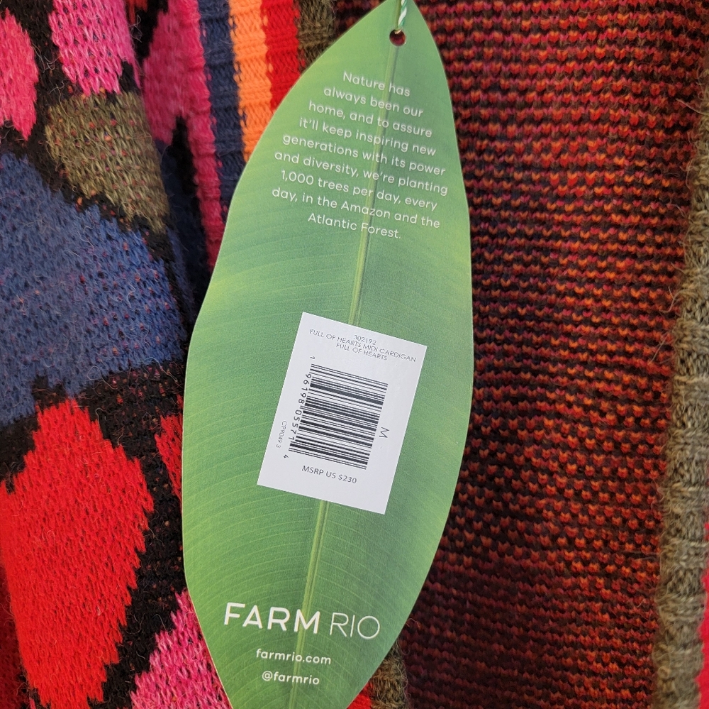 FARM Rio Multicolor Long Cardigan - Picture 8 of 8
